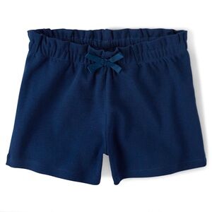 New Gymboree Girls Bow Shorts 5T Navy Blue Future Astronaut Cotton